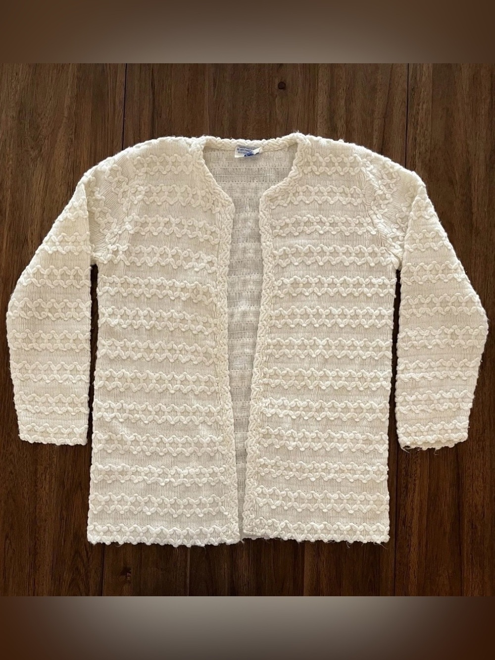 RARE FIND! Vintage Sears Cardigan in Cream - Great Condition!